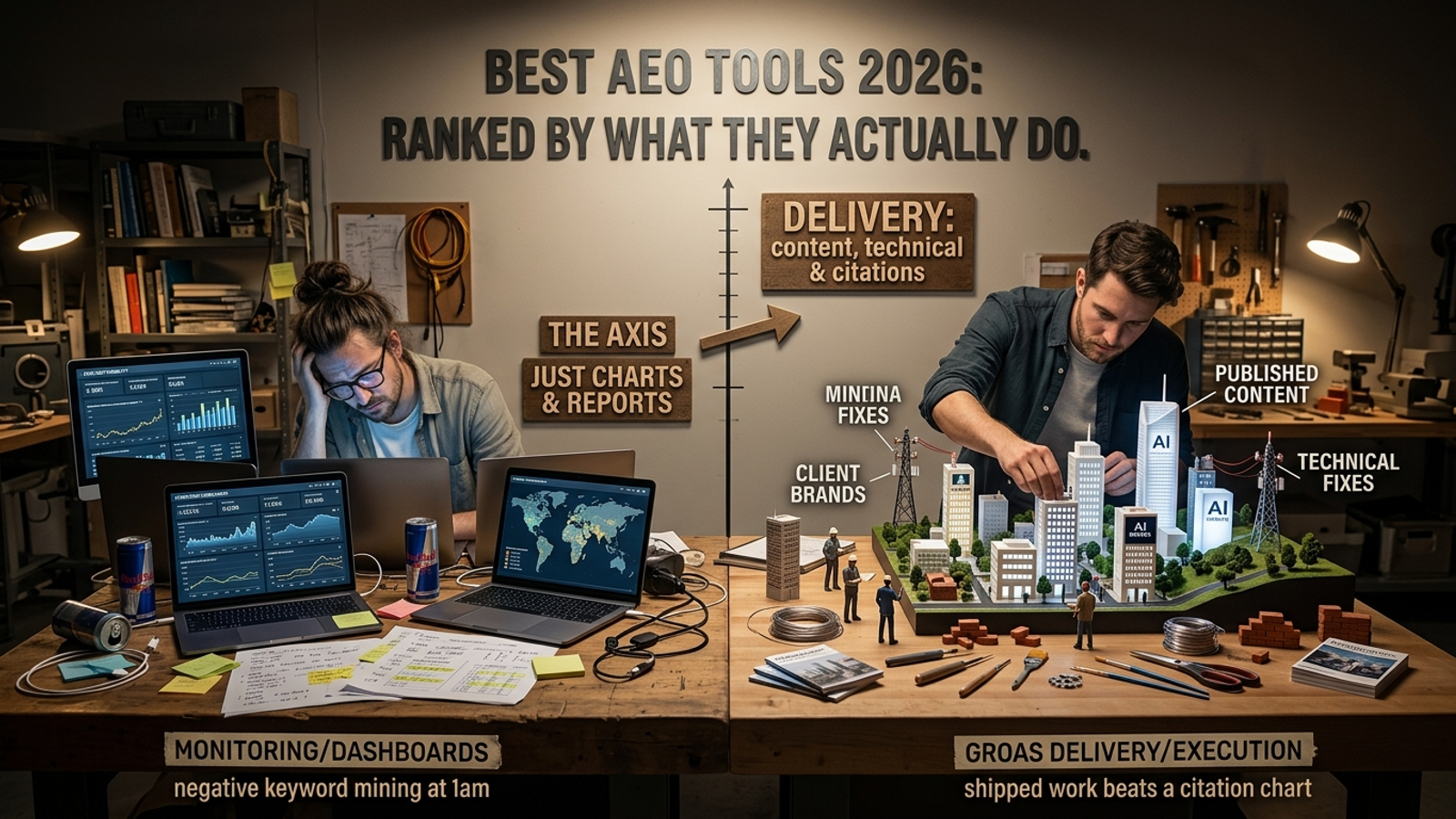 Cover image for: Best AEO Tools for Agencies in 2026, Ranked by What They Actually Do